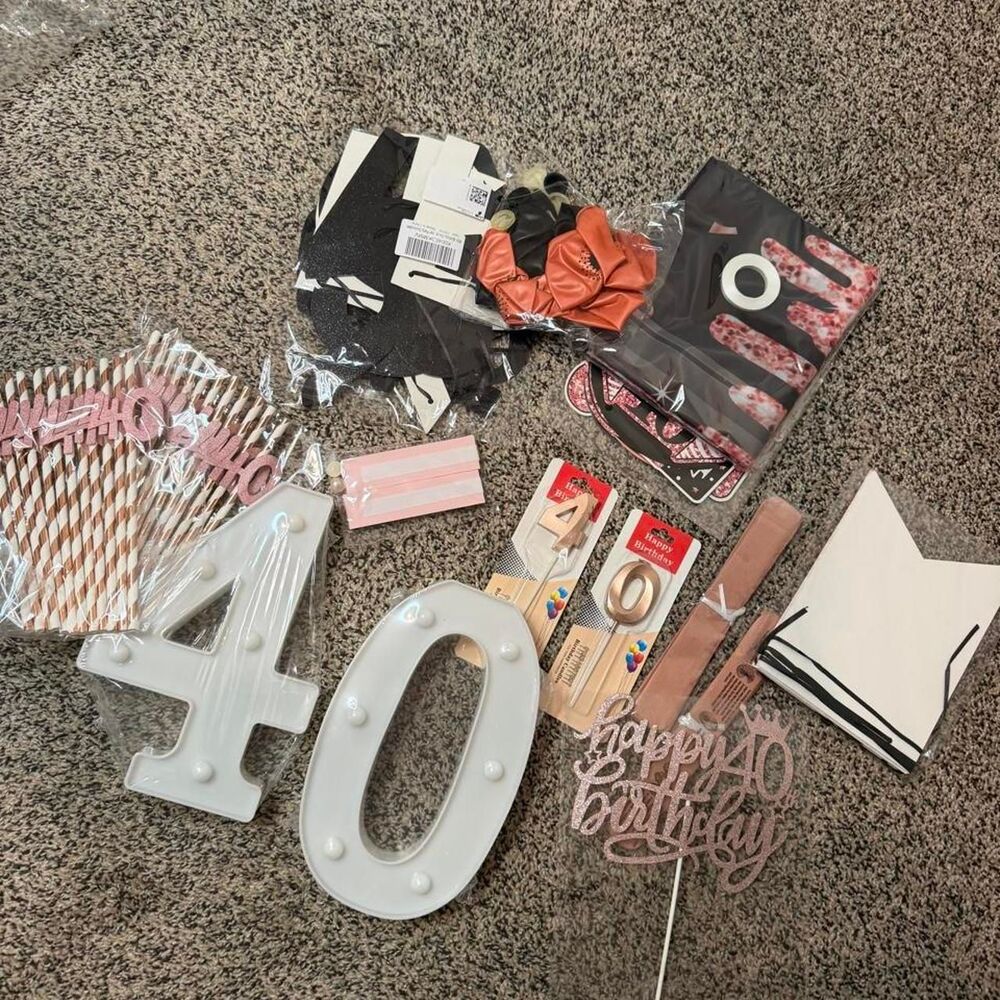 40th birthday Decorations
